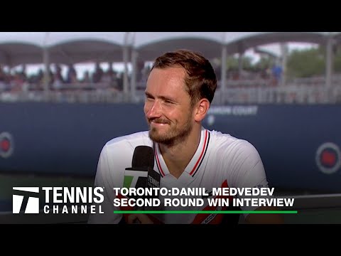 Daniil Medvedev Shares His Practice Philosophy; Toronto 2R Win