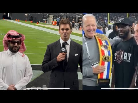 TERENCE CRAWFORD, TOM BRADY & TURKI ALALSHIKH TAKE OVER ALLEGIANT STADIUM FOR MONDAY NIGHT FOOTBALL