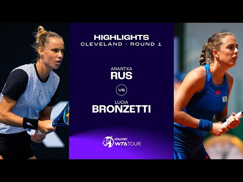 Arantxa Rus vs. Lucia Bronzetti  | 2024 Cleveland Round 1 | WTA Match Highlights