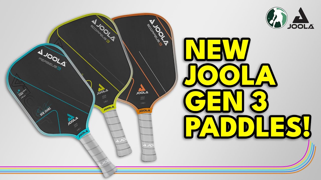 JOOLA GEN 3 Perseus & Scorpeus Paddle Review | The BIGGEST Paddle Launch of All Time!