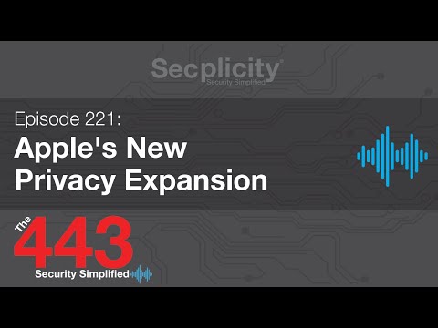The 443 Podcast Episode 221 - Apple's New Privacy Expansion