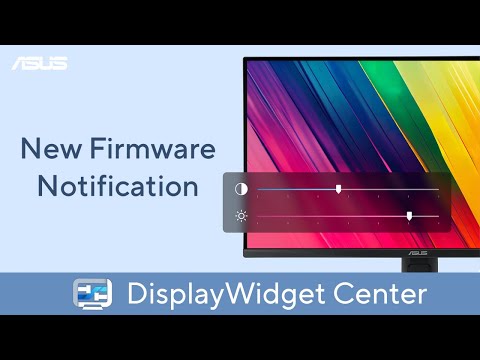 ASUS DisplayWidget Center- New Firmware Notification  | ASUS SUPPORT