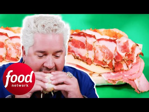Guy Says This Is One Of The Best Sandwiches He's Tried | Diners Drive-Ins & Dives