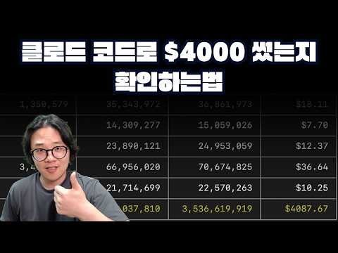 라이브로 클로드 코드 사용량 확인 가능한 ccusage.. MCP로도 사용 가능