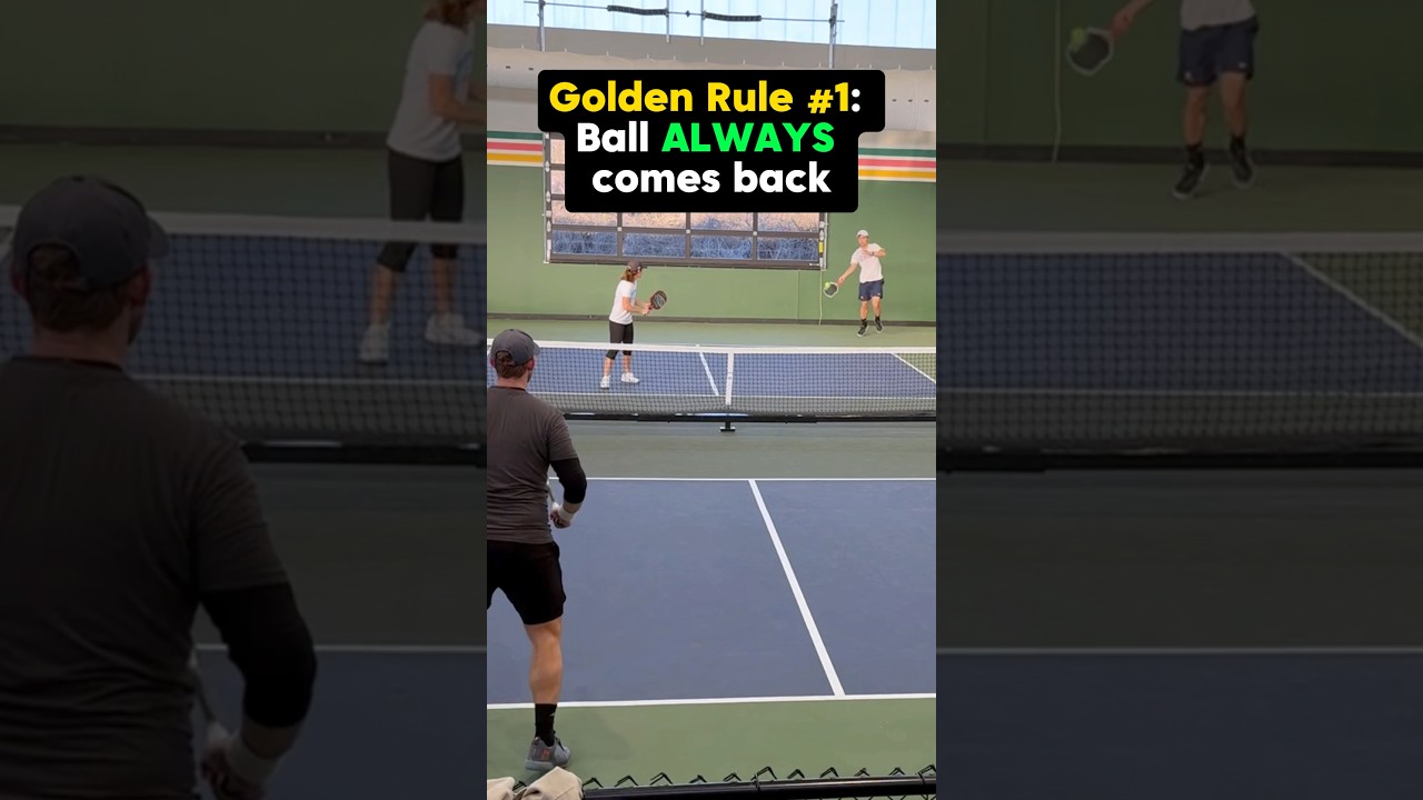 Golden Rule #1 of Pickleball 🏆