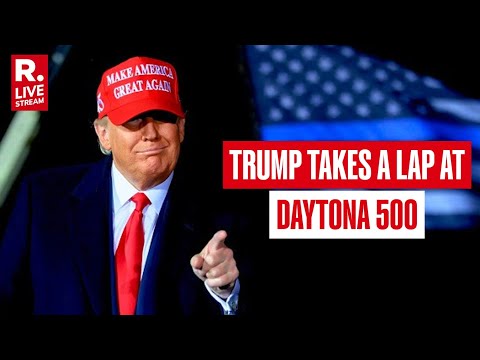 Donald Trump At Daytona 500: US President Takes A Lap At NASCAR Event | Republic World Updates LIVE
