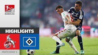 Brace On The Opening Game | 1. FC Köln — Hamburger SV 1-2 | Highlights | MD 1 — Bundesliga 2 2024/25