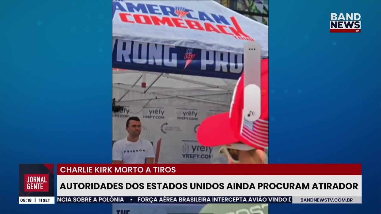 Polícia dos EUA faz caçada por atirador que matou Charlie Kirk