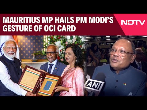 PM Modi | Mauritius MP Mahend Gungapersad, Ajay Gunness Hail PM Modi’s Gesture Of OCI Card
