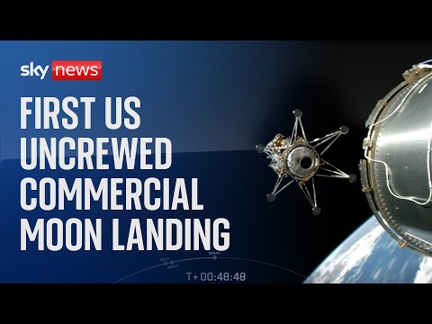Watch live: First US moon landing mission in more than 50 years