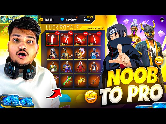 Free Fire I Got All Rare Upcoming Legendary Emotes😍 Noob To Pro In 19999 Diamonds 💎 -Garena FreeFire