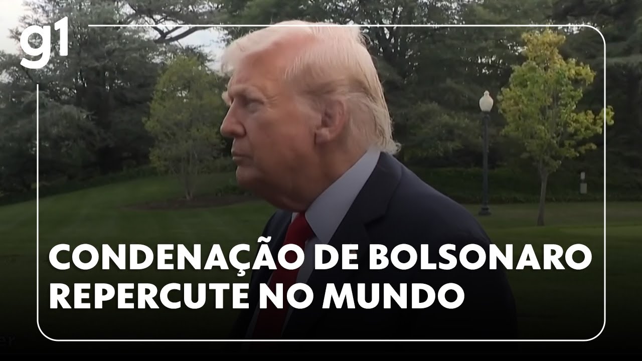 Jornal da Globo: Pena inédita de ex-presidente por tentativa de golpe no Brasil repercute no mundo