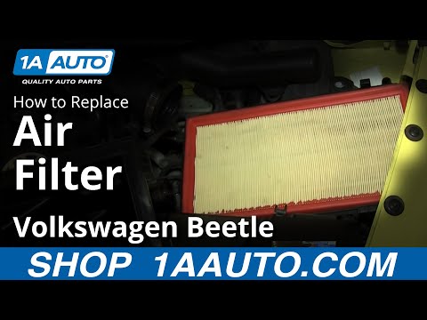 VW NEW BEETLE (MKIV) - Engine Air Filter Replacement