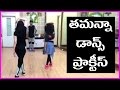 Tamanna crazy dance practice for Abhinetri movie
