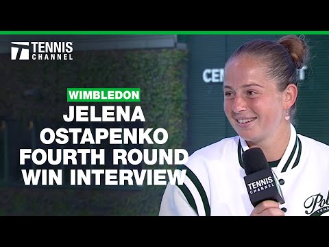 Jelena Ostapenko Practices Handshakes | 2024 Wimbledon