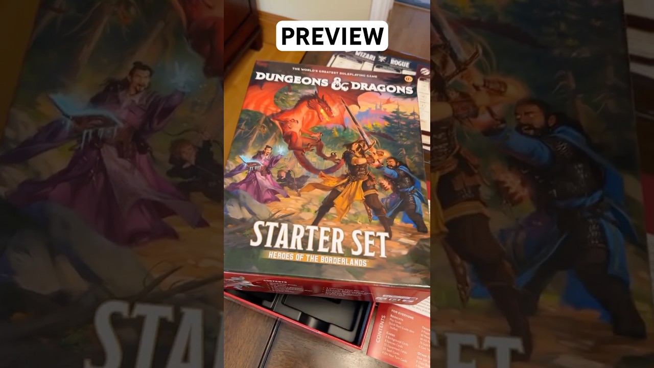 Dungeons & Dragons Starter Set #preview #previewcopy #watchitplayed