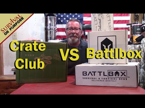 Mystery Box Challenge - Battle Box vs Crate Club Unboxing