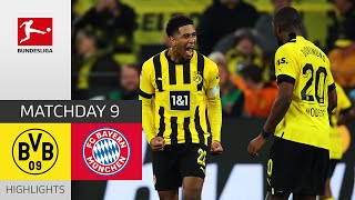 Borussia Dortmund — FC Bayern München 2-2 | Highlights | Matchday 9 – Bundesliga 2022/23