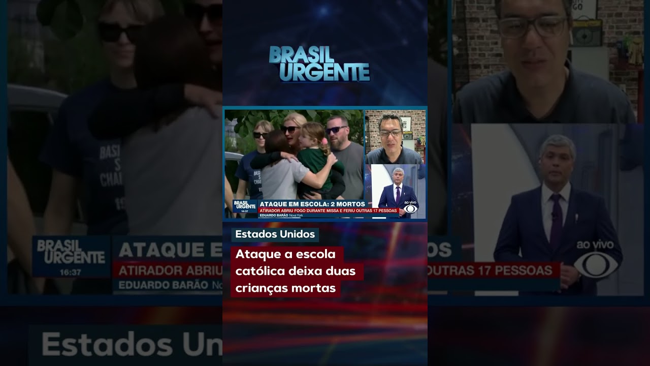 Ataque a escola católica nos EUA deixa duas crianças mortas e 17 feridos durante missa