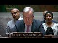 UN chief: The Middle East is on the brink... Now is the time for maximum restraint.  - 00:21 min - News - Video