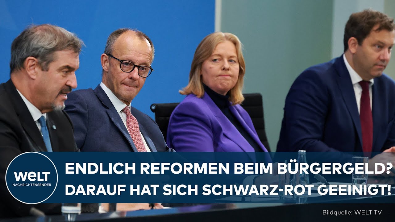 REGIERUNG: Bürgergeld, Rente, Verkehr – Auf diese Reformen hat sich Schwarz-Rot geeinigt!