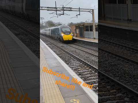 Class 390 mega tones and Doppler passing Cheddington