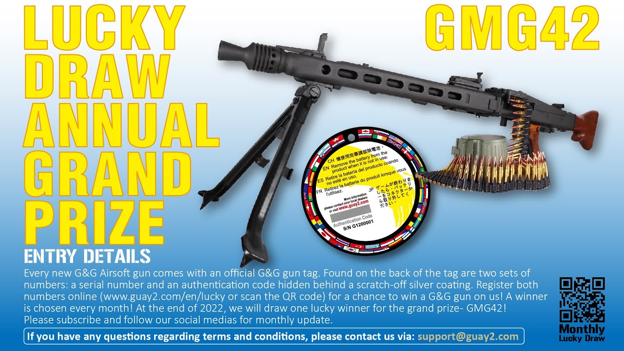 G&G Armament Lucky Draw October 2022