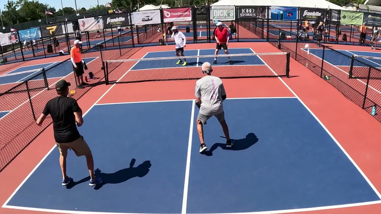 Bronze Medal Match; MEN'S AGE: 70-74 Pickleball - US OPEN 2024