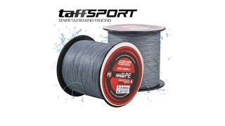 Pratinjau video produk TaffSPORT Senar Tali Benang Pancing PE Braided Thick Line 300M Line Number 0.8# - BLTP