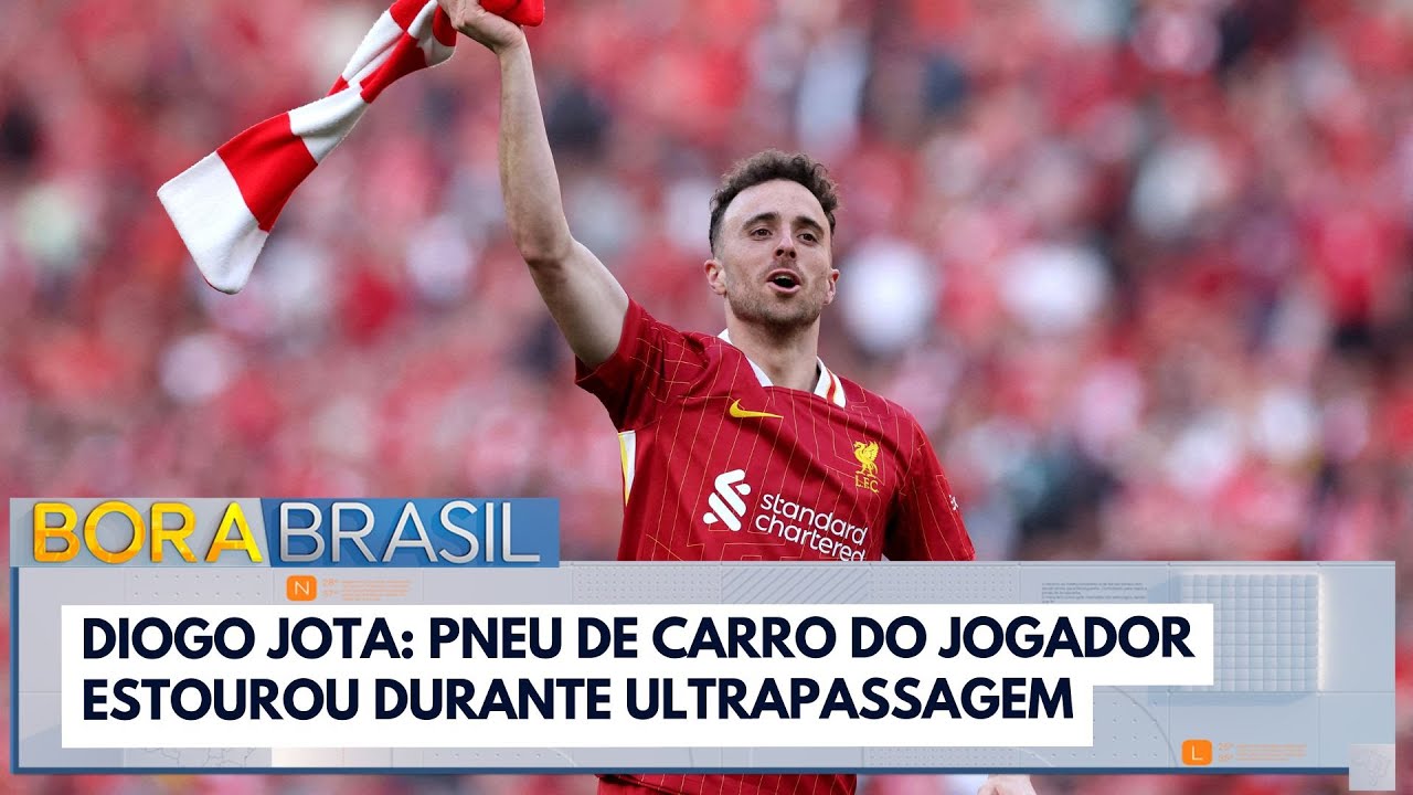 Diogo Jota: pneu de carro do jogador estourou durante ultrapassagem, diz polícia | Bora Brasil