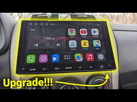 ATOTO A6PF 9 Inch Double DIN Car Stereo and Backup Camera Install Highlights and Demo