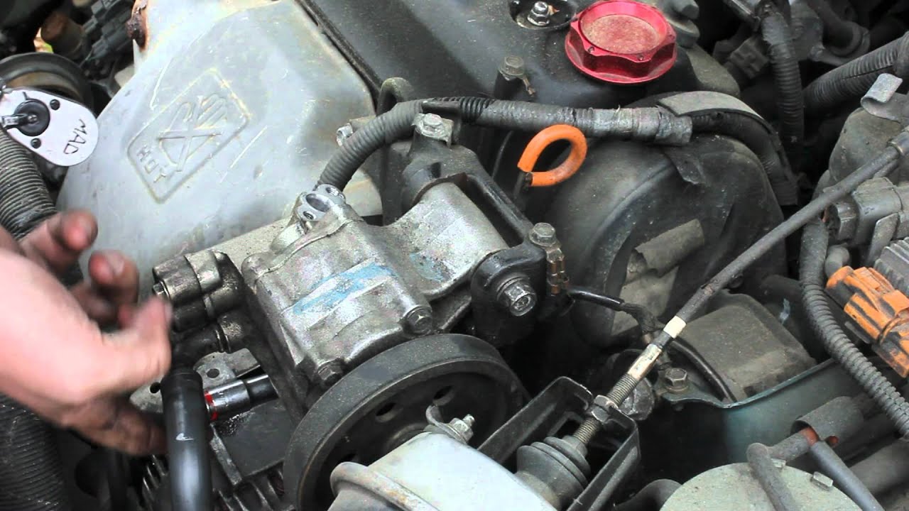 How to Remove & Replace Power Steering Honda Accord - YouTube 2001 ranger fuse box layout 