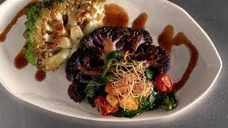 Teppan-Seared Cauliflower Steak