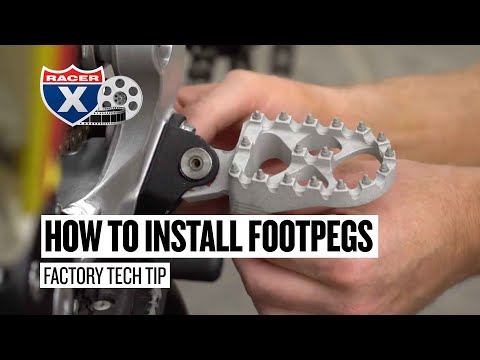 Racer X Films: How to Remove and Install Footpegs