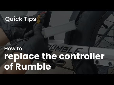 Quick Tips -How to replace the controller of Rumble#cyrusher #replace #howto