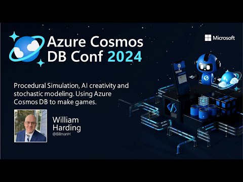 Procedural Simulation, AI creativity and stochastic modeling. Using Azure Cosmos DB to make games.