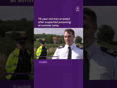 Man arrested after summer camp ‘poisoning’
