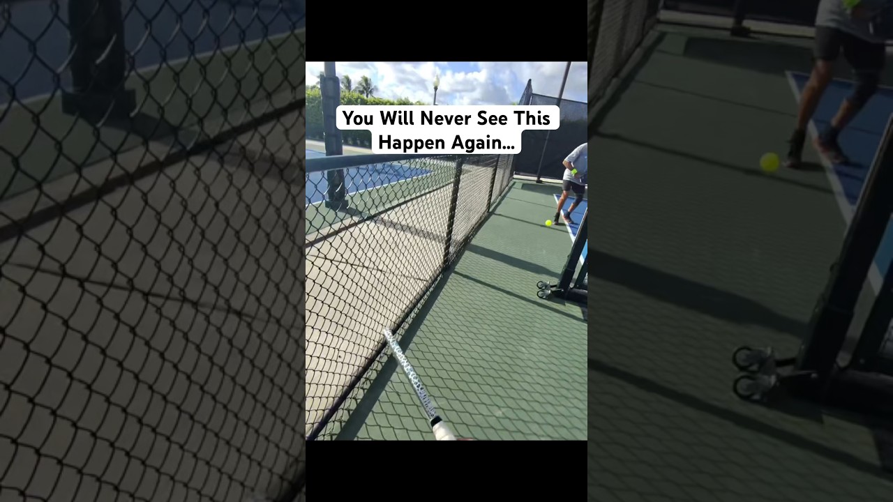 You Will Never See This Happen Again! 🤯 #pickleball #fyp #viral #shorts #reels