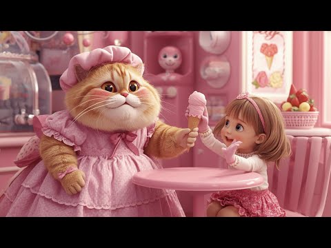 Sweet Cat’s Pink Ice Cream Shop 🍦💖 