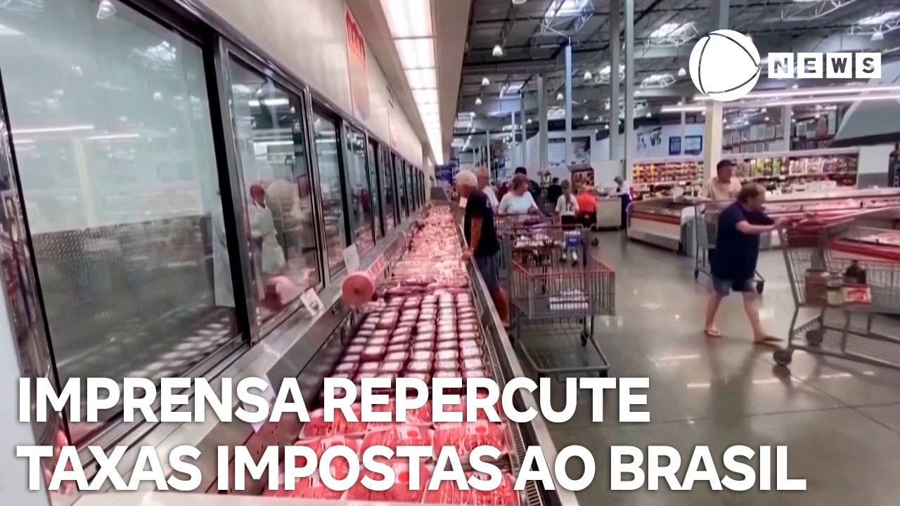 Imprensa internacional repercute tarifas sobre Brasil