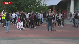 ICE Out protest in downtown Des Moines