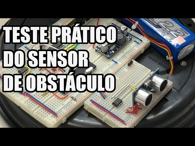 TESTE PRÁTICO DO SENSOR ULTRASSÔNICO | Usina Robots US-3 #026