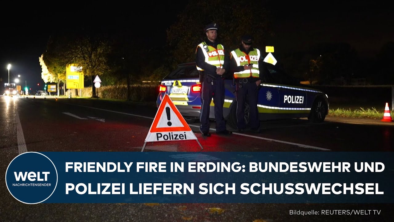 ERDING: Bundeswehr und Polizei liefern sich Schusswechsel bei Großübung „Marshal Power“