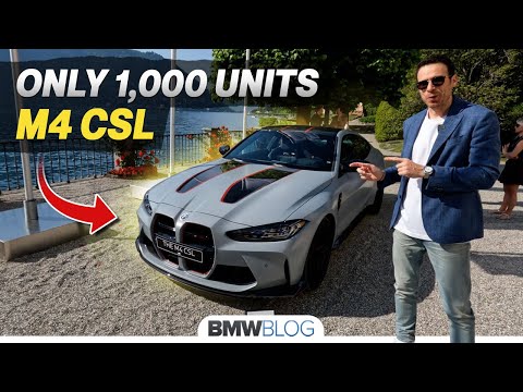 BMW M4 CSL Live from Villa d'Este