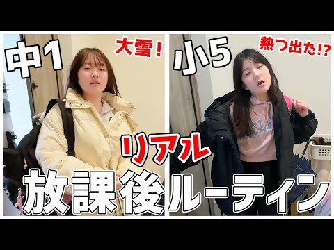 姉妹リアル放課後のルーティン【Vlog】 - はねまりチャンネル