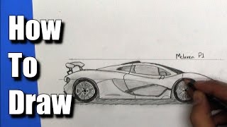 איך לצייר מכונית מירוץ 