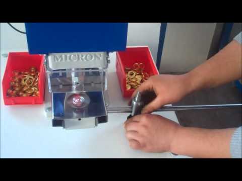 Micron Mc-20 Pneumatic Attaching Machine With Table Security Panel