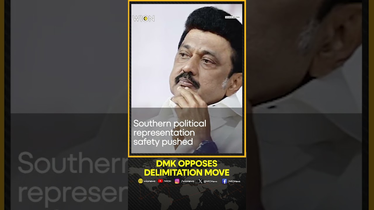 DMK Backs TN Resolution Against Delimitation, Demands 25-year Freeze | WION Shorts