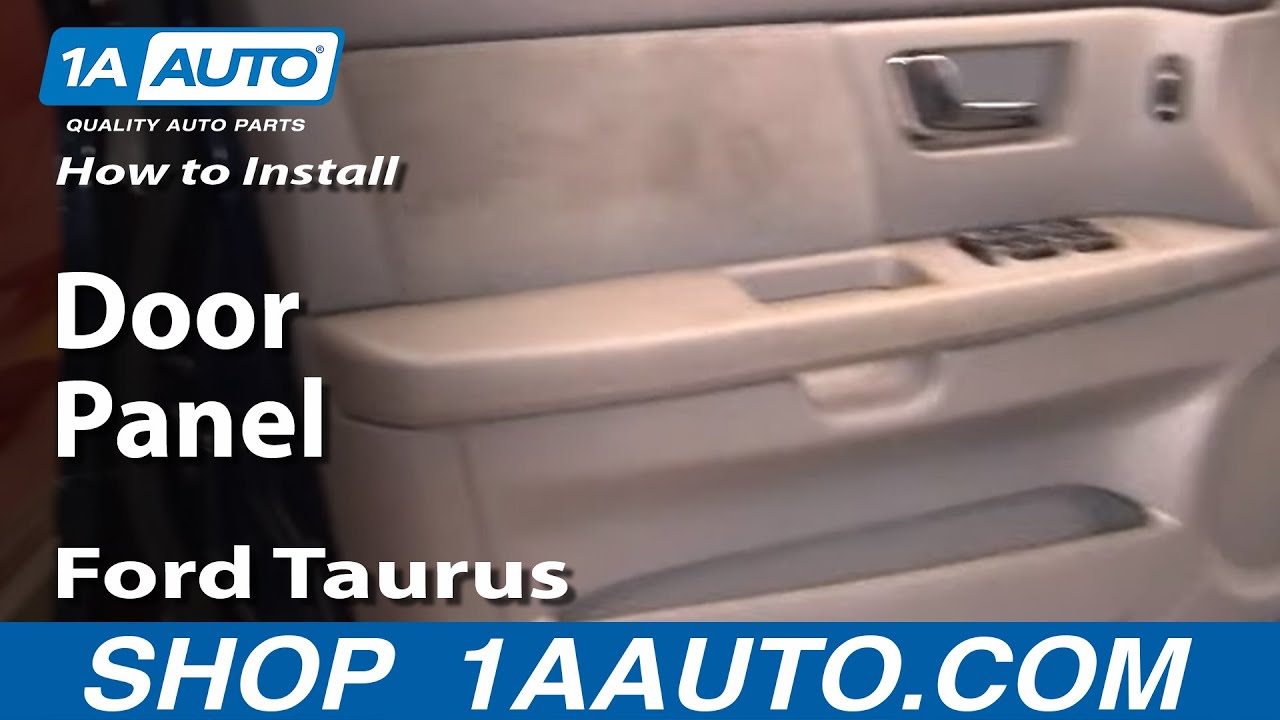 How to install rear speakers in a 2004 ford taurus #5