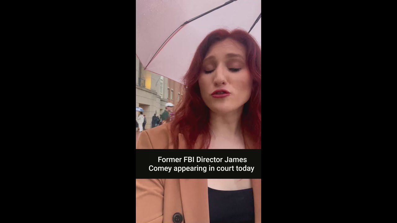 Former FBI Director James Comey making first court appearance